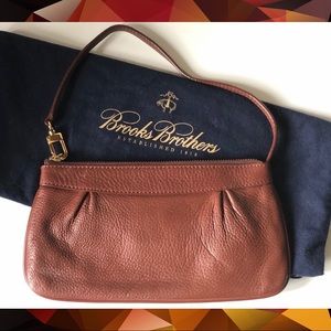 BROOKS BROTHERS Leather Clutch